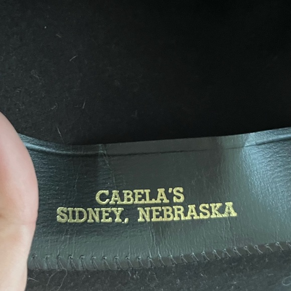 Cabella’s 100% wool water repellent men’s hat in black. Preloved, good c… - Picture 2 of 4
